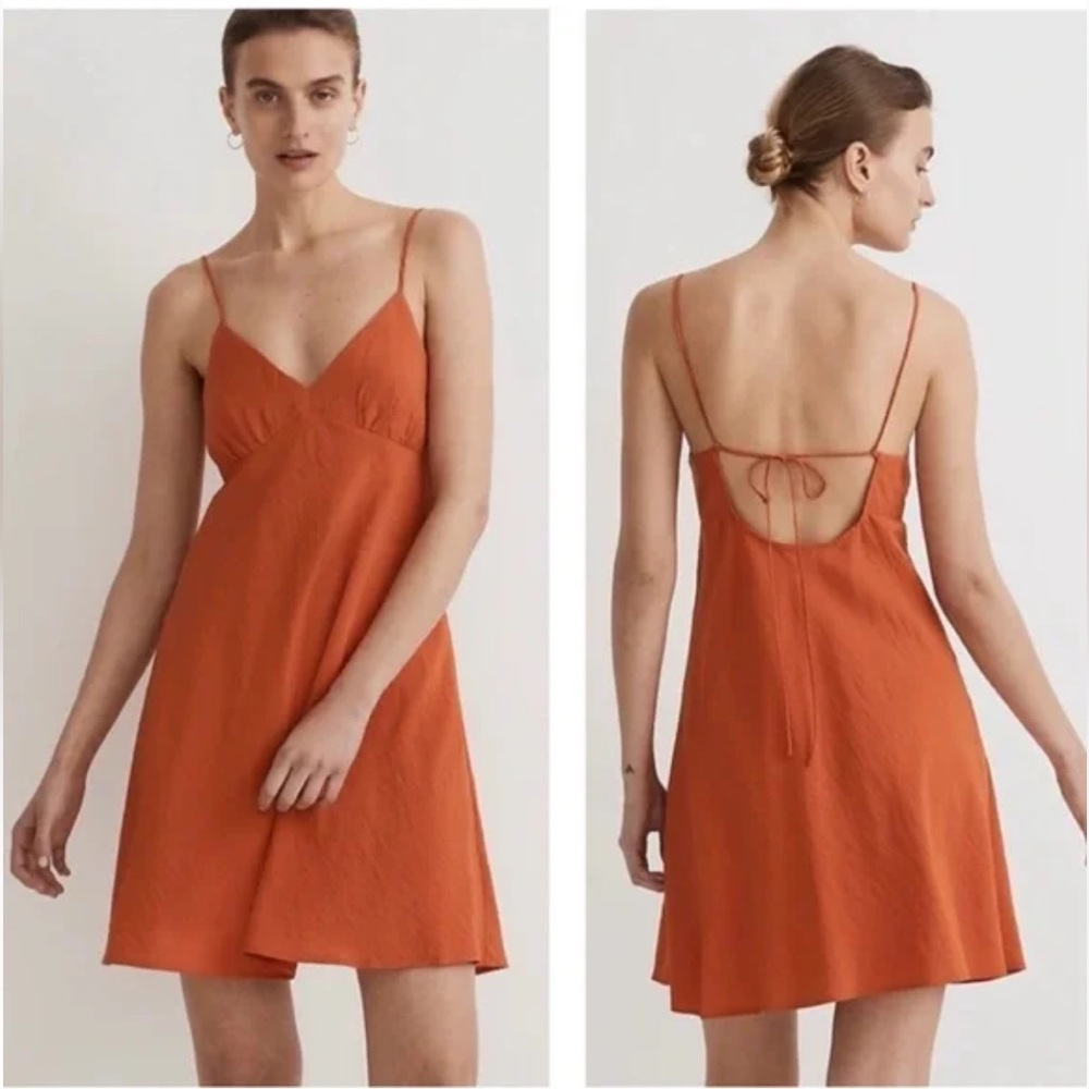 Madewell Layton mini slip dress size 4